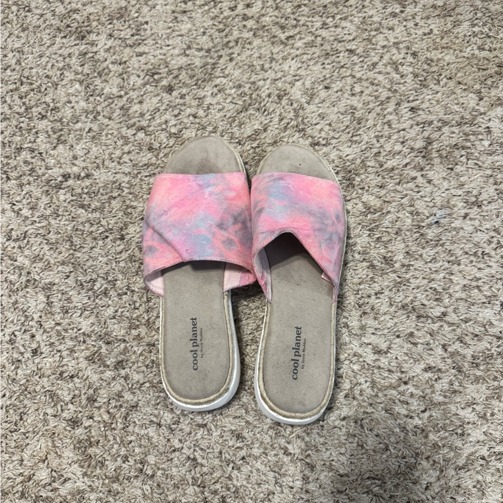 Steve Madden Pink Slide Sandals